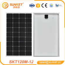 China supplier cheap solar system home mono 18V 120w 12V solar panel